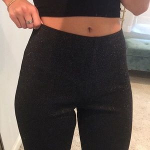 Black sparkly pants